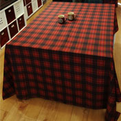 Table Cloth in ANY Tartan, Printed Canvas